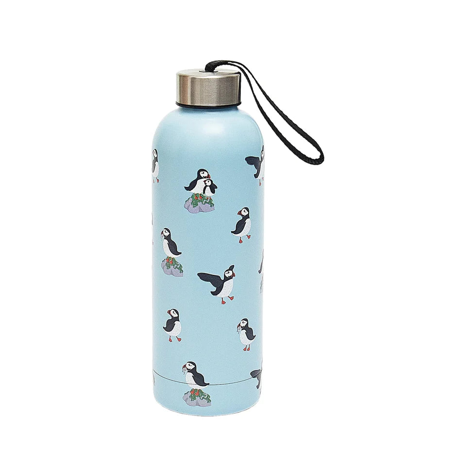 Eco Chic Thermal Bottle Multi Puffin