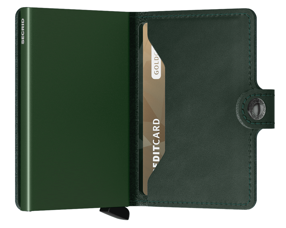 Secrid Original Miniwallet Green With Green Front