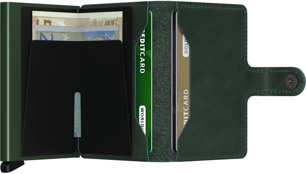 Secrid Original Miniwallet Green With Green Front