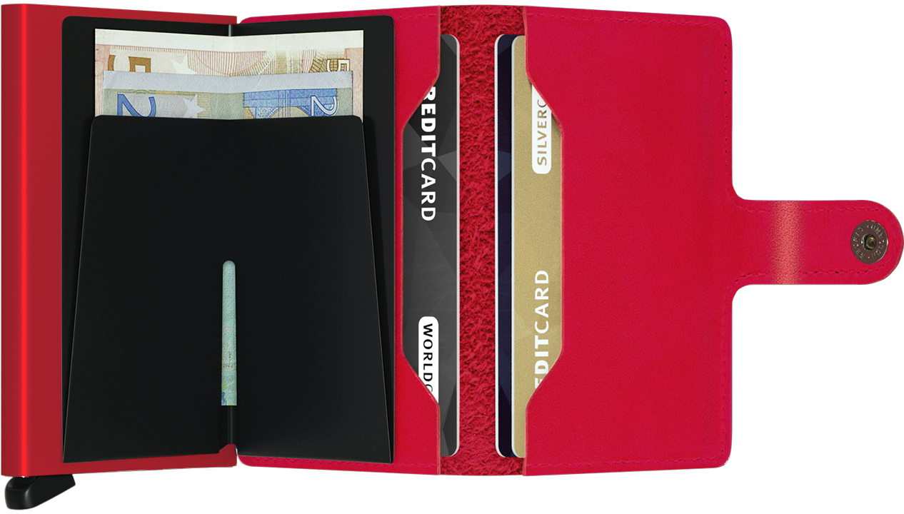 Secrid Original Miniwallet Red With Red Front