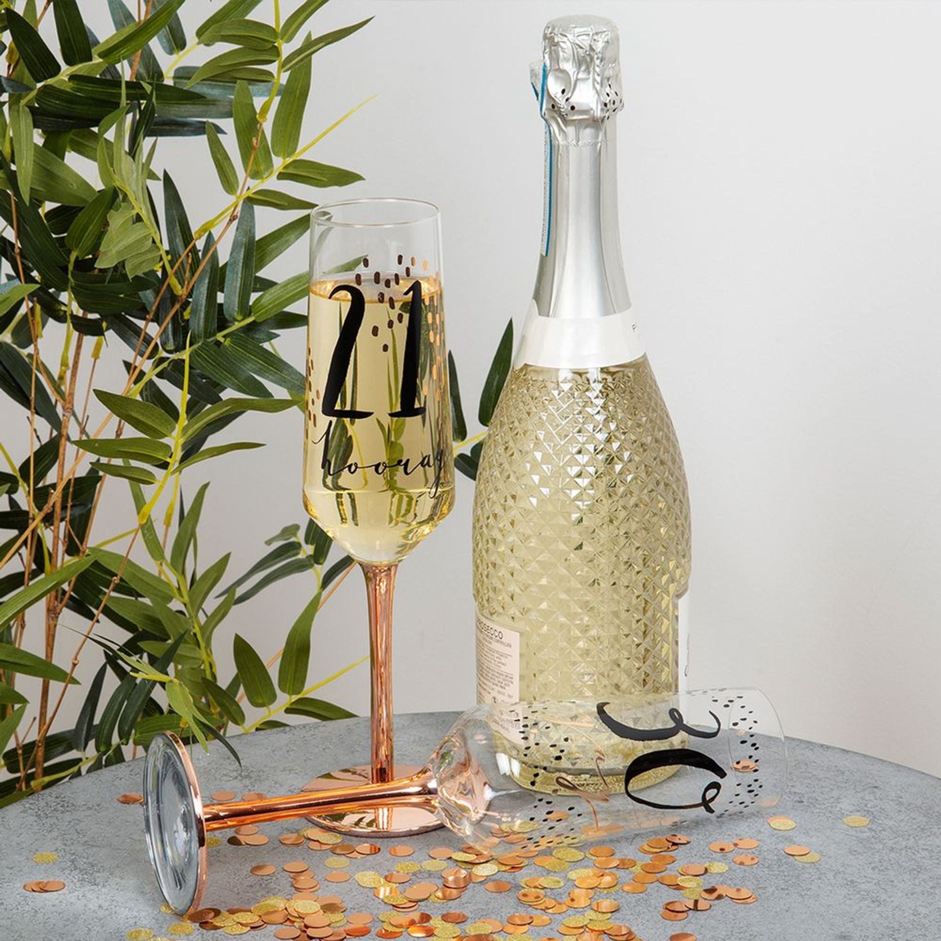 Luxe Birthday Flute 21