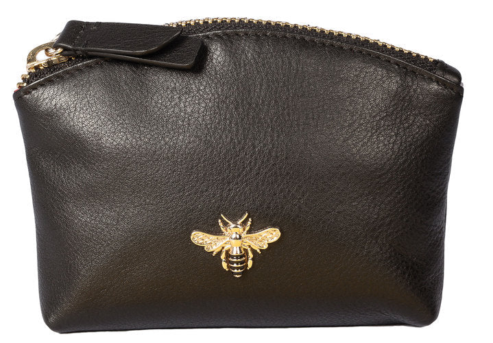 Mason Black Bee Card & Coin Purse