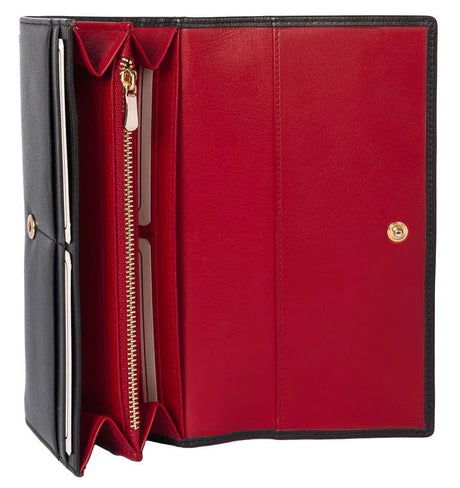 Mason Matinee Black and Red Purse - RFID