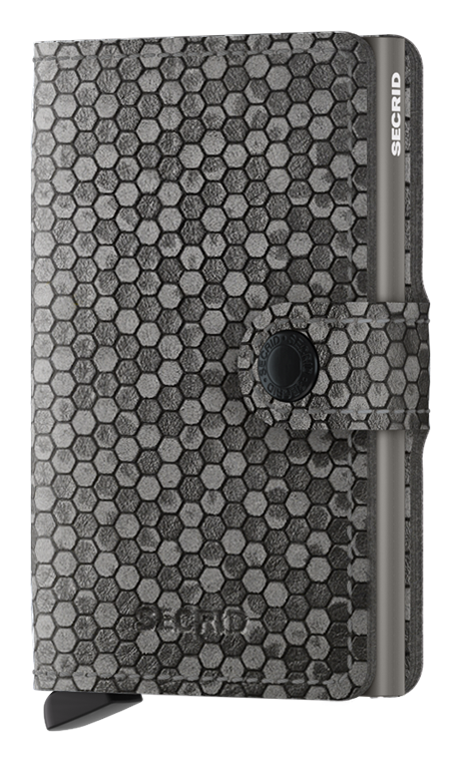Secrid Hexagon Miniwallet Grey With Grey Front