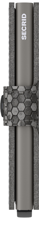 Secrid Hexagon Miniwallet Grey With Grey Front