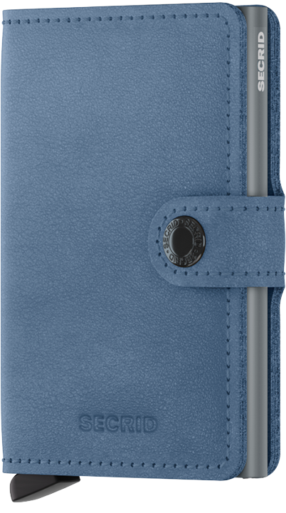 Secrid Original Miniwallet Ice Blue With Silver Frontium - Cards