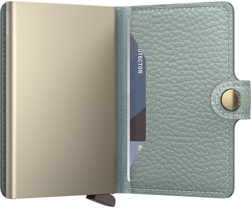 Green Miniwallet Pebble Sea Green