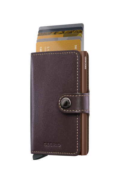 Original - Miniwallet - Chocolate - Brown - Cards