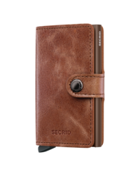 Secrid Cognac Vintage Miniwallet With Brown Front