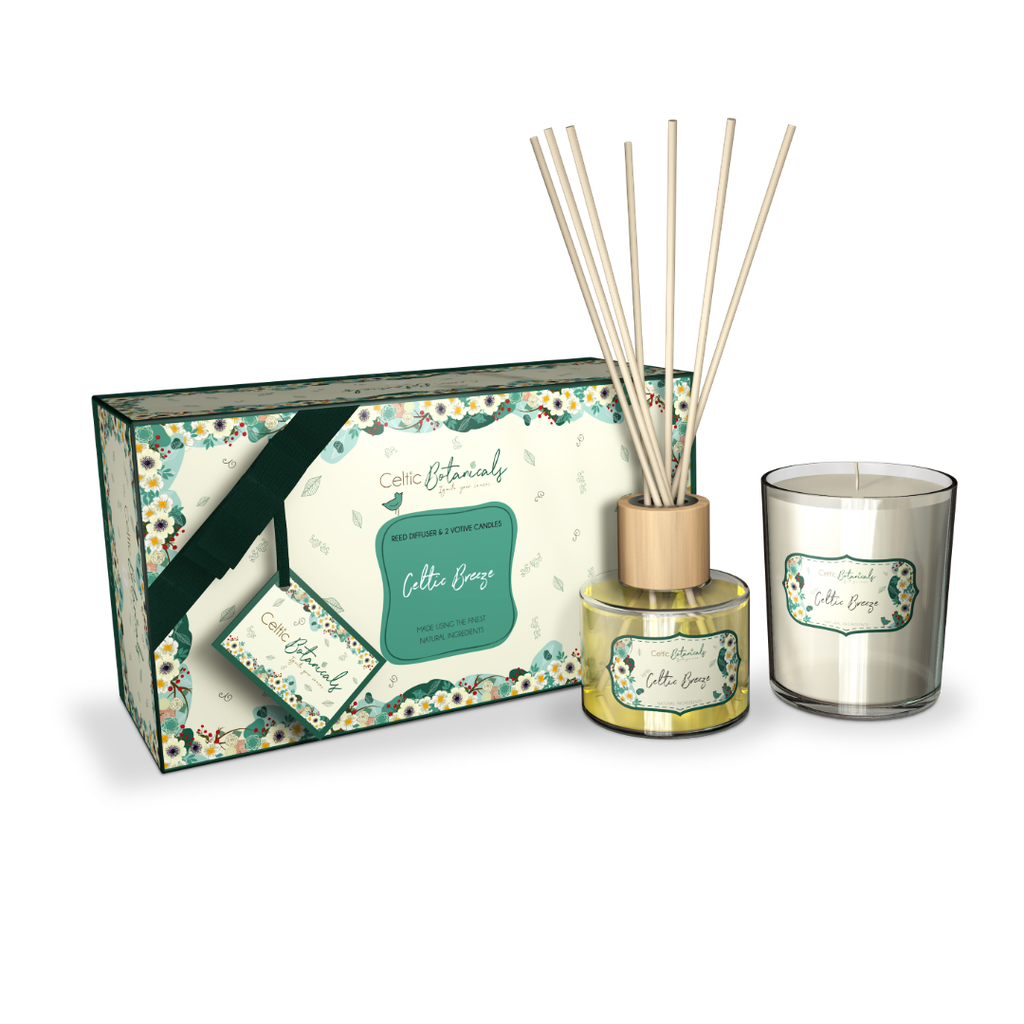 Celtic Candle And Diffuser Gift Box