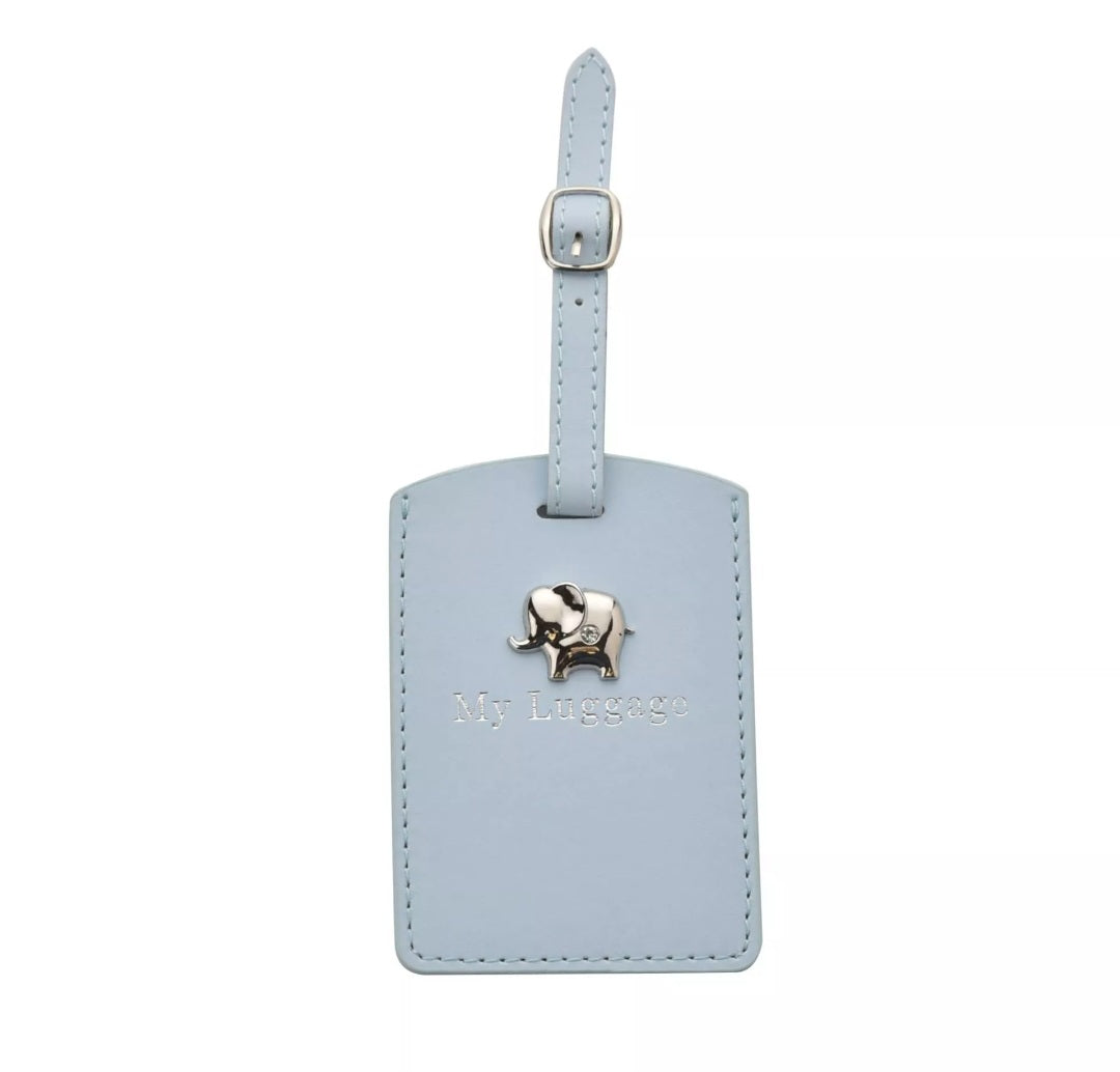 Bambino Passport Holder and Luggage Tag Set - Blue