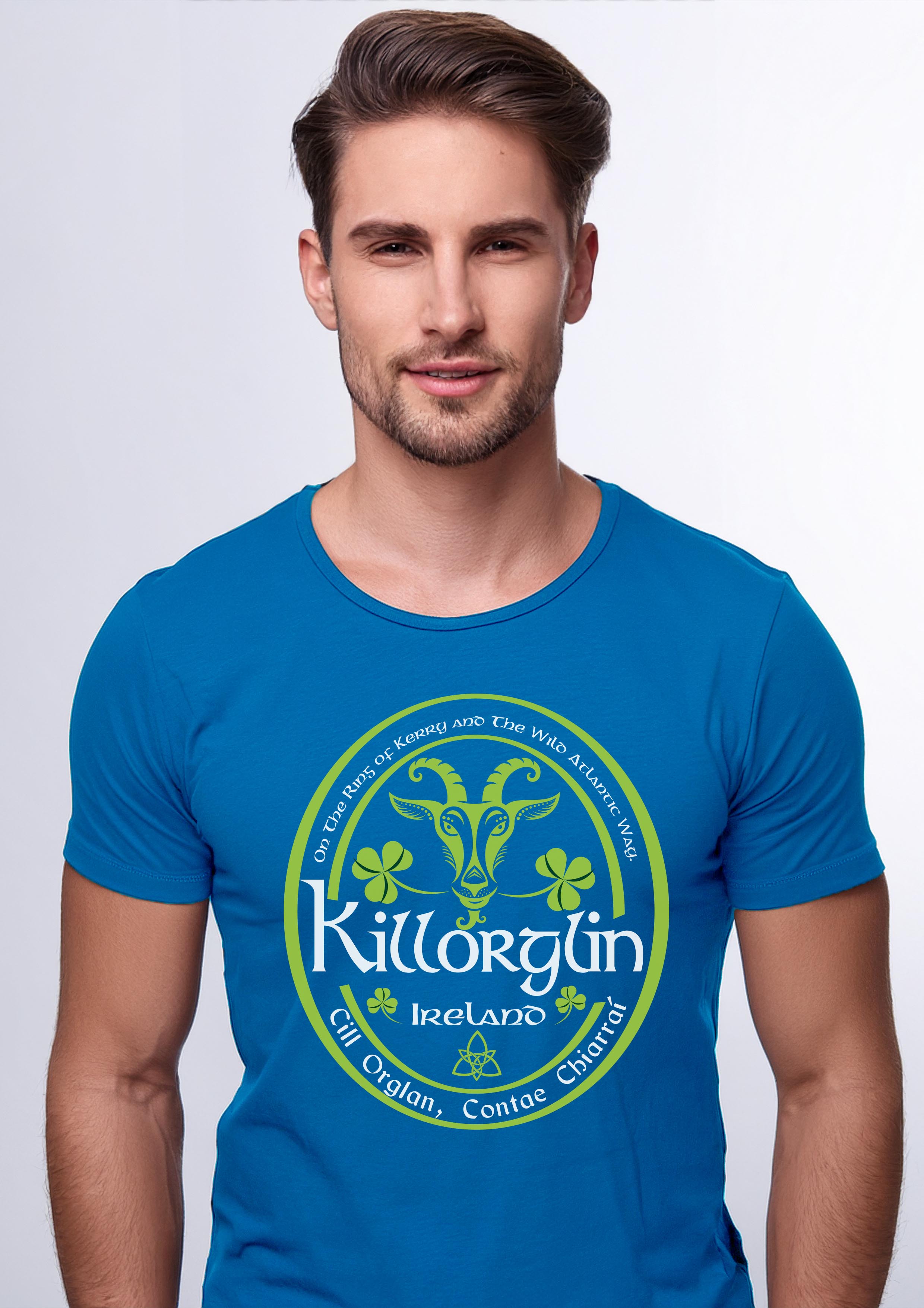 Killorglin Kerry Azure Unisex T Shirt.