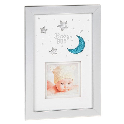 Moon & Stars Cut Out Frame Boy 3x3