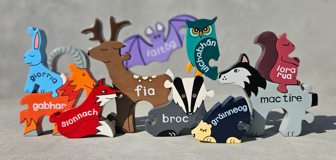 Irish Wildlife Jigsaw Puzzle (As Gaeilge)