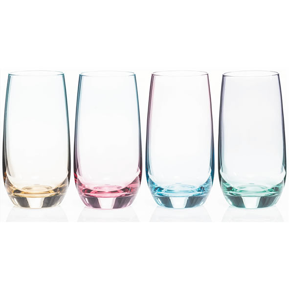 Lustre Two Tone Hiball Glasses Set of 4