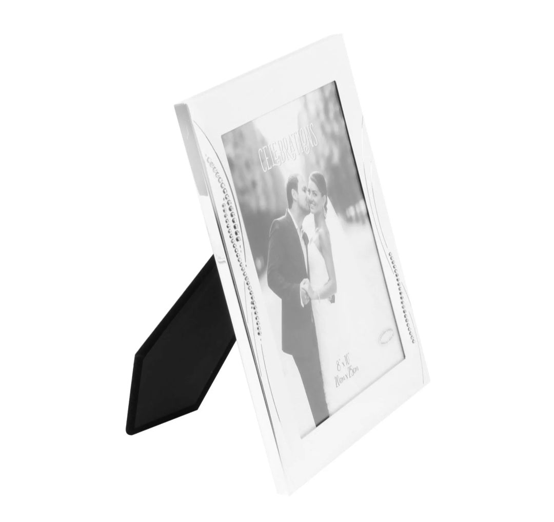 Celebrations Photo Frame with Cryst Reed Design 8x10