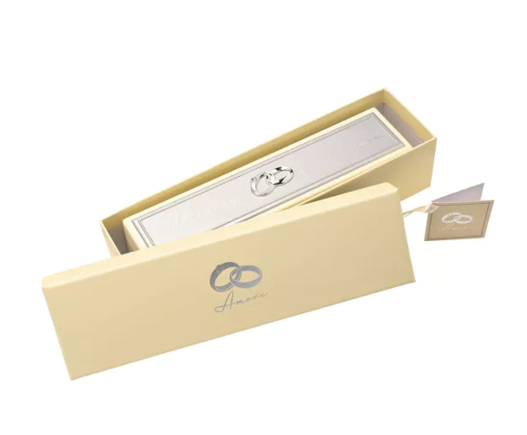 Amore Wedding Certificate Holder with Icons & Crystals
