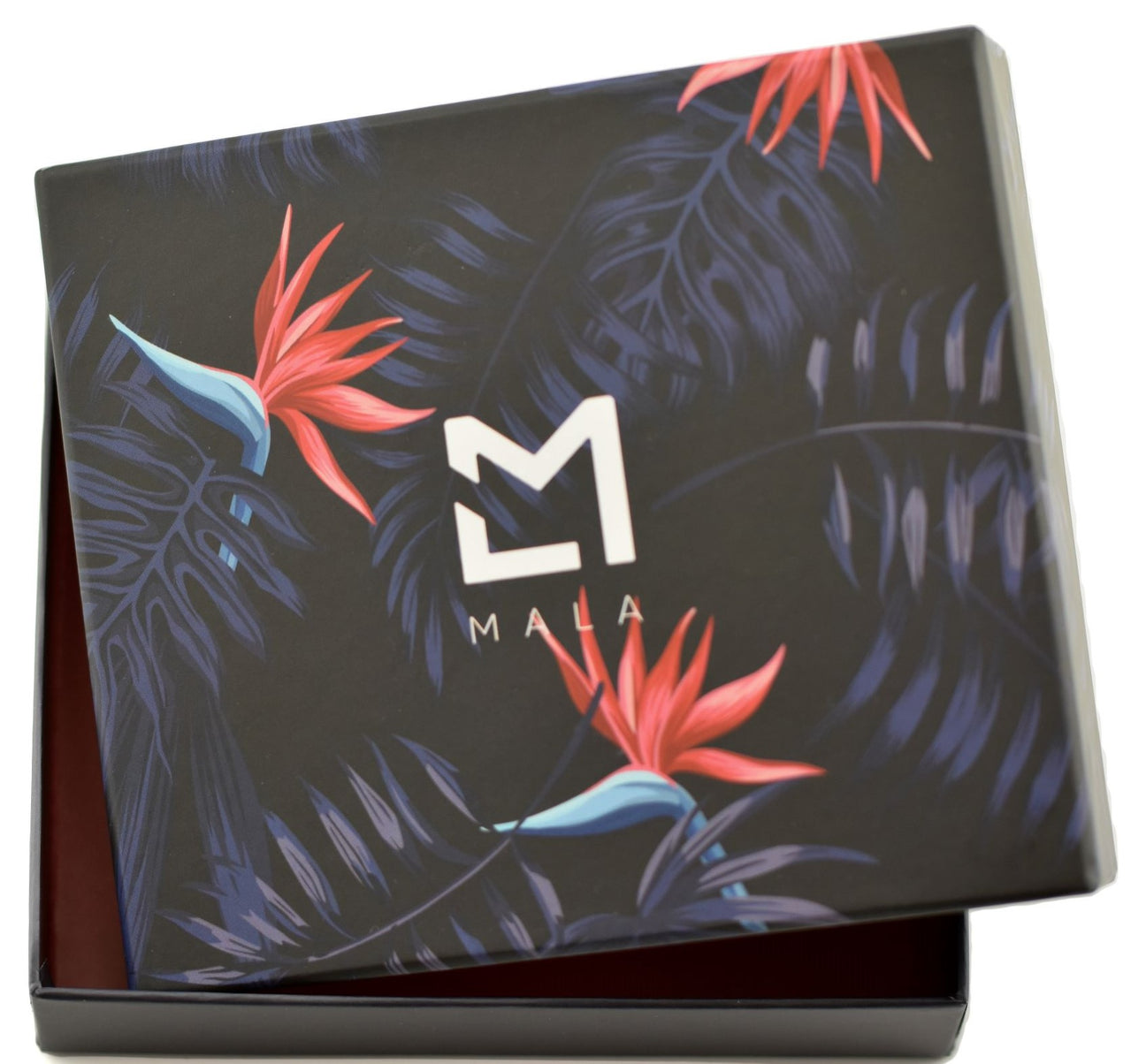 Hudson Black And Blue Men's Compact Wallet with RFID