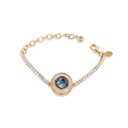 Newbridge Silverware Bracelet with Montana Coloured Stone