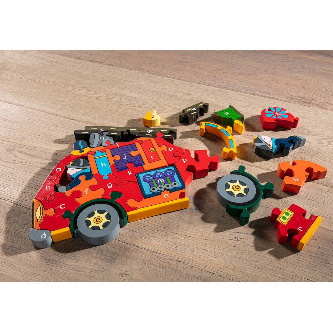 Alphabet Fire Engine Jigsaw Puzzle