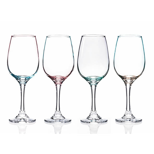 Lustre Two Tone Wine Glasses Set of 4