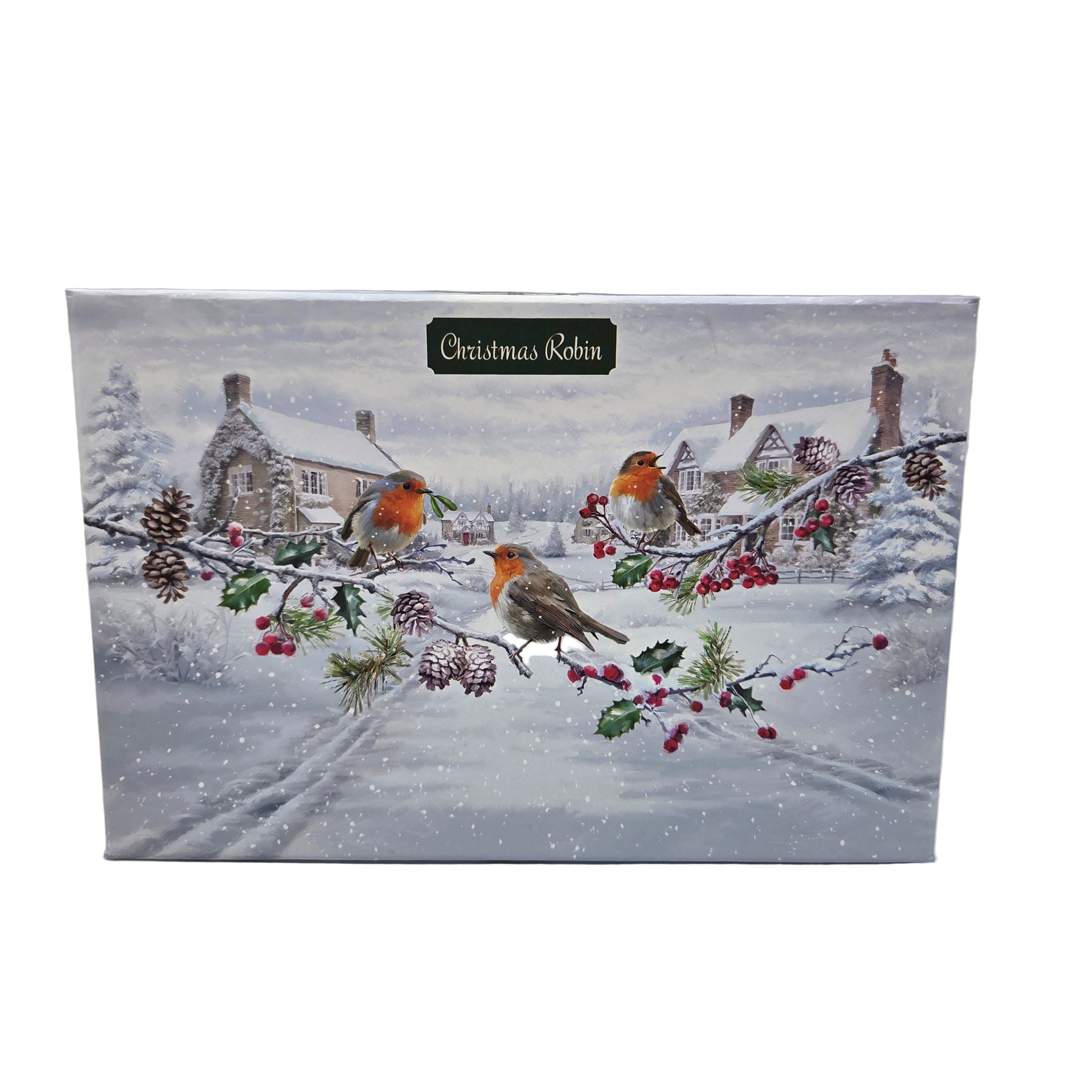 Macneil Xmas Robins Baubles Set of 6