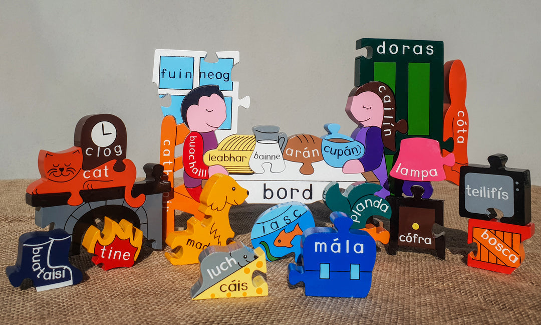 Sa Bhaile - At Home Jigsaw (As Gaeilge)