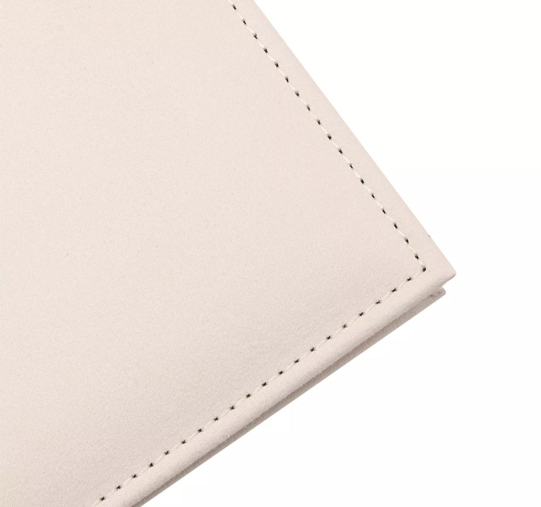 Amore Suede Guest Book with Silver Rings 40 pages
