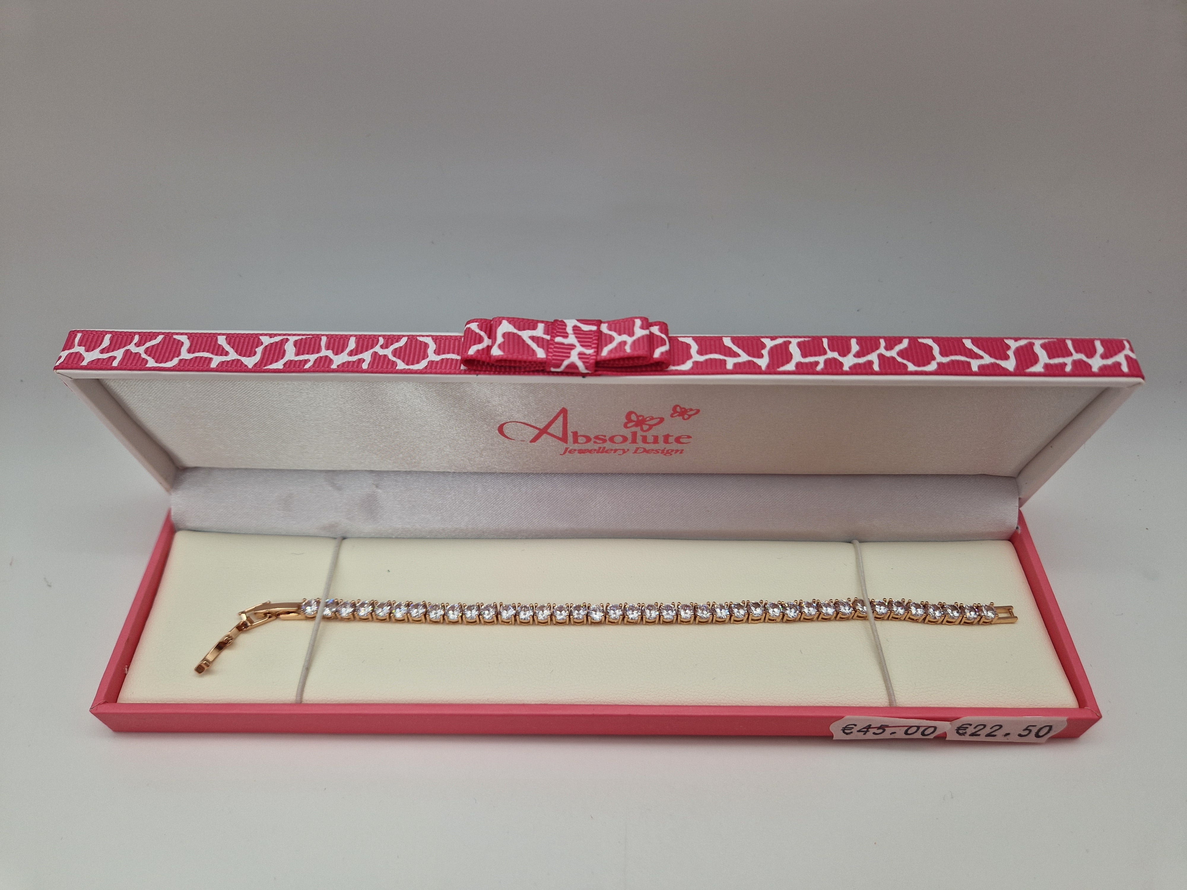 Absolute Rose Gold Tennis Bracelet