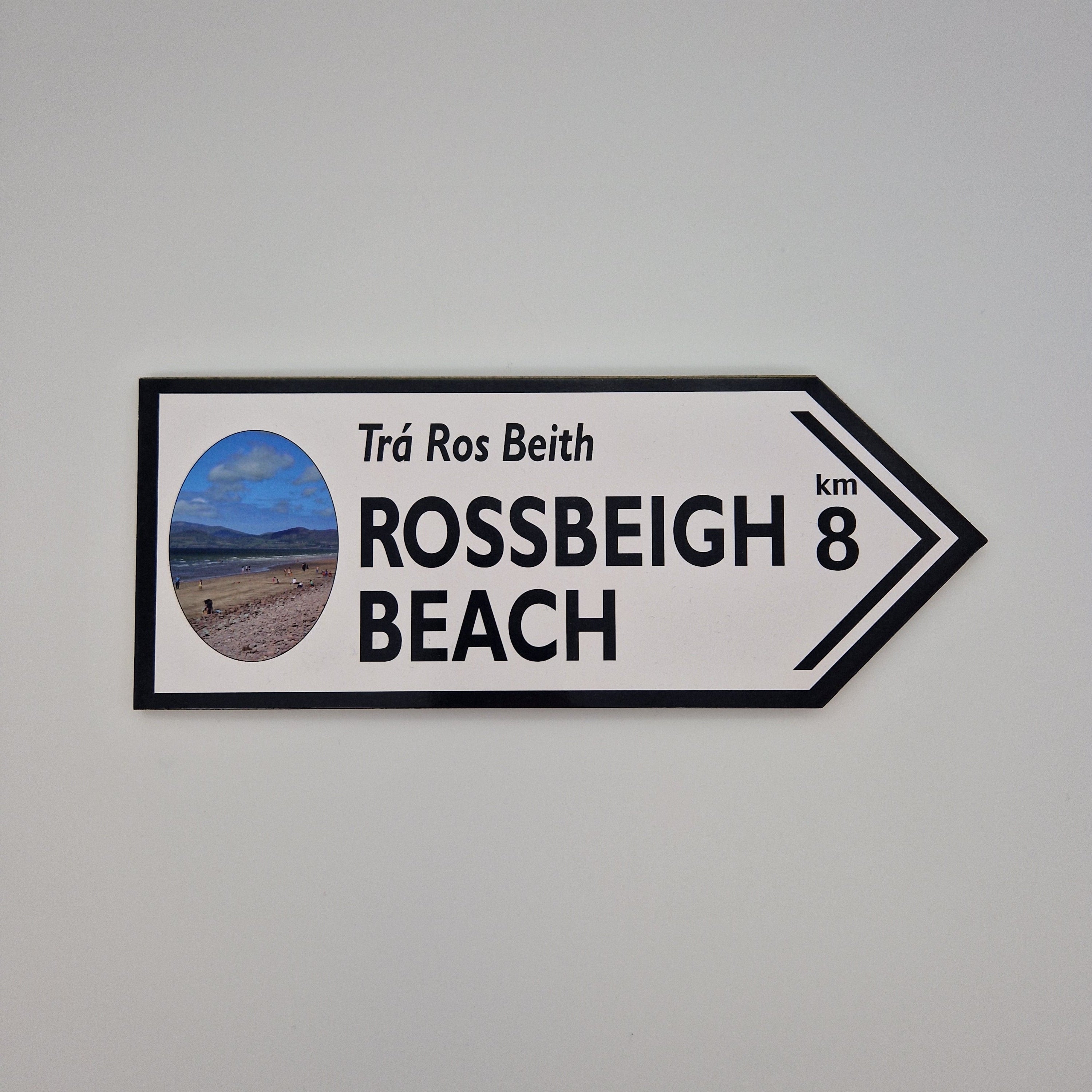 Rossbeigh Wooden Finger Post Sign