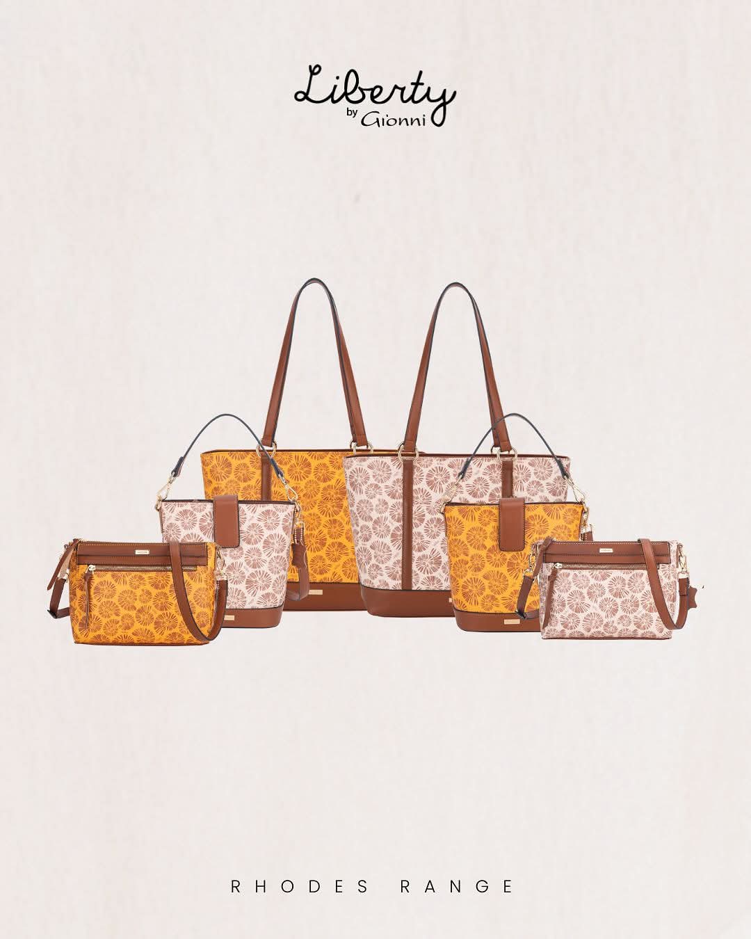 Liberty Rhodes Natural Printed Tote Bag
