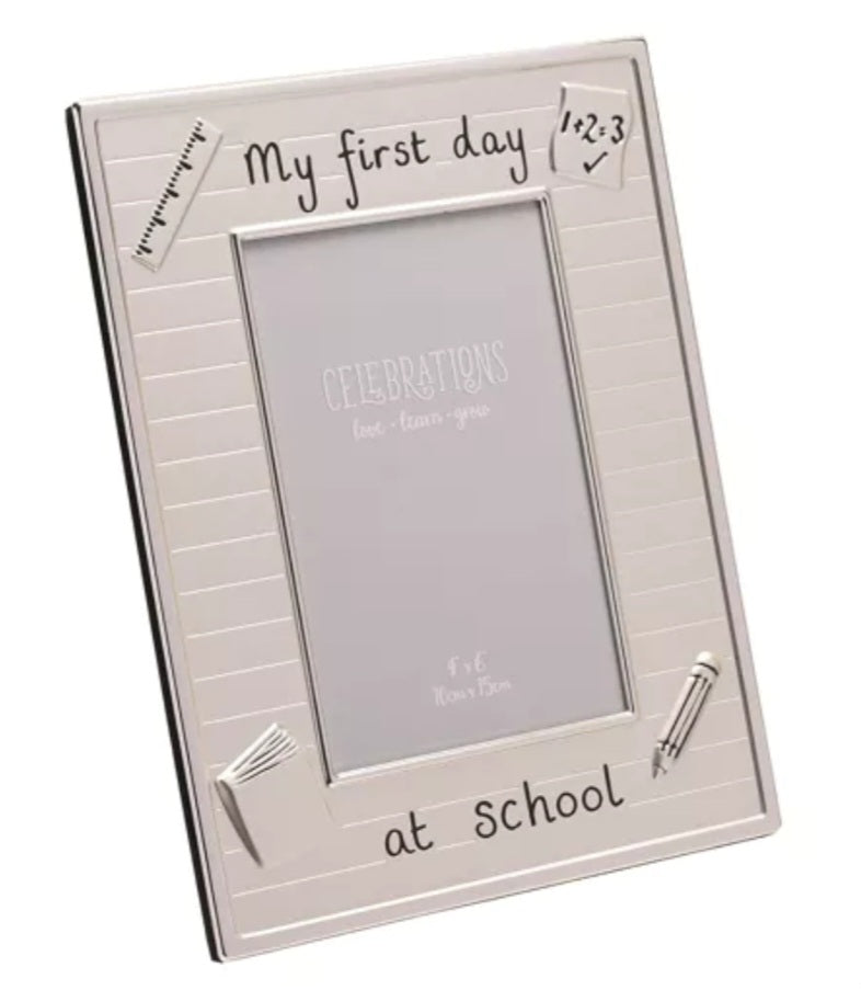 My First Day at School Pictures Frame 4"x6"