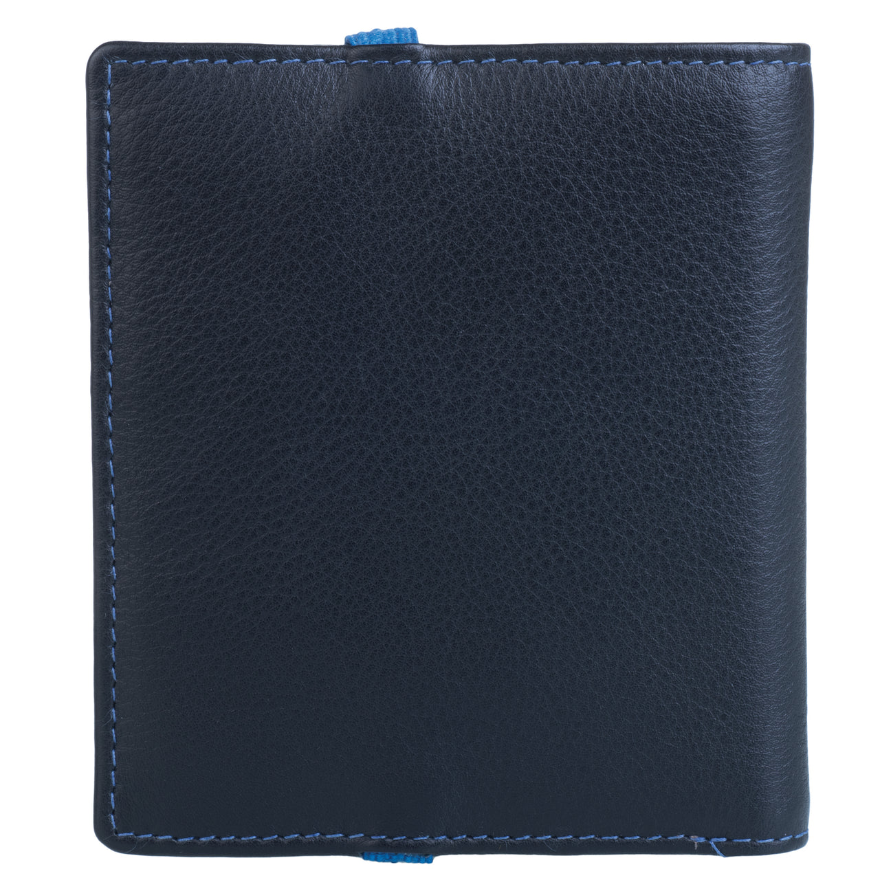 Hudson Black And Blue Men's Compact Wallet with RFID