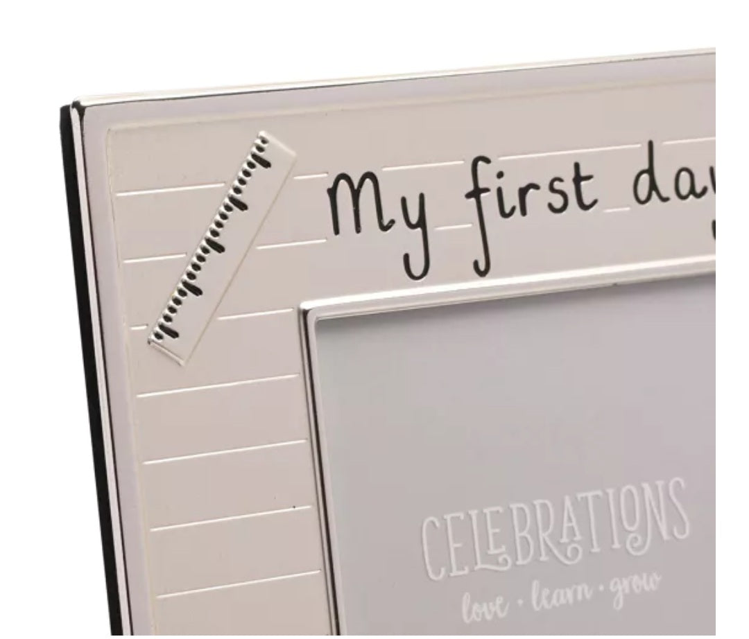 My First Day at School Pictures Frame 4"x6"