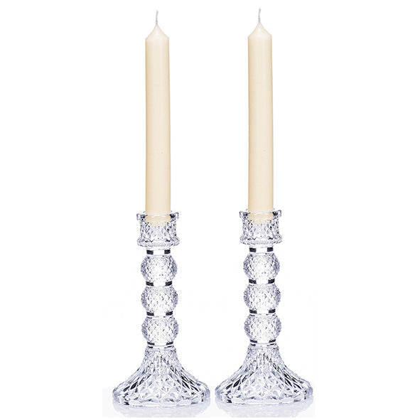 Sophie Candlestick Pair, 16.5cm ht.