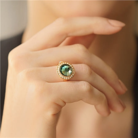 Newbridge Silverware Ring with Montana Coloured Stone