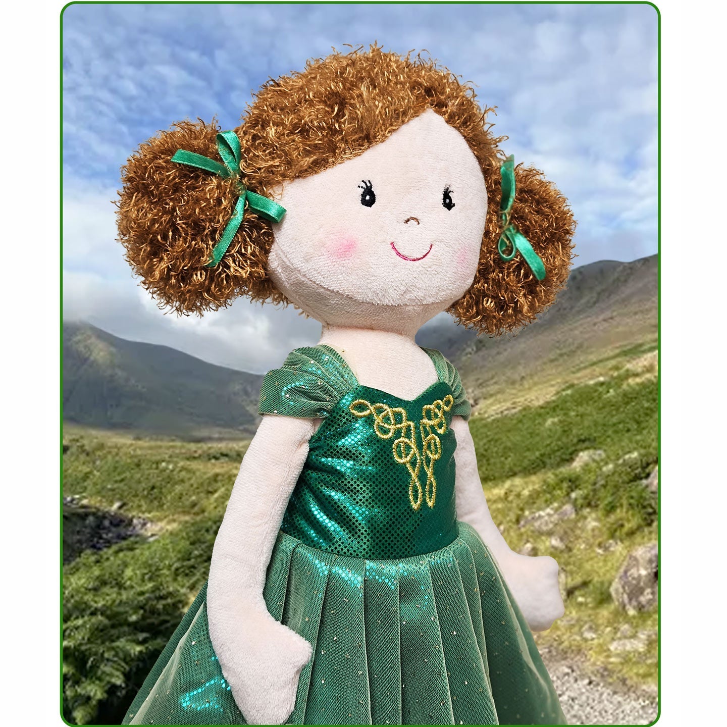 Irish Dancing Girl Rag Doll