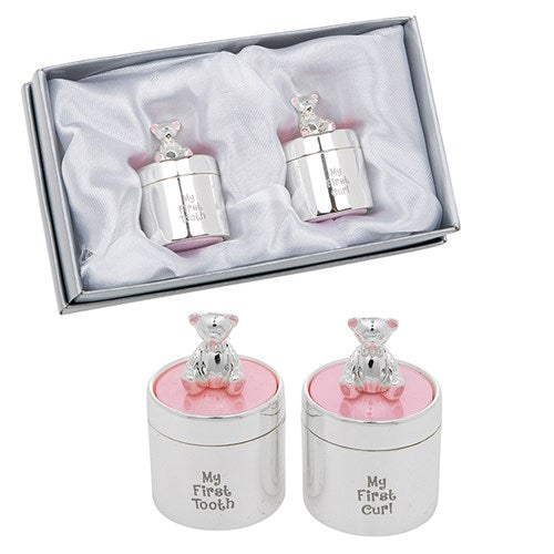 Enamel 1st Tooth & Curl Set Pink