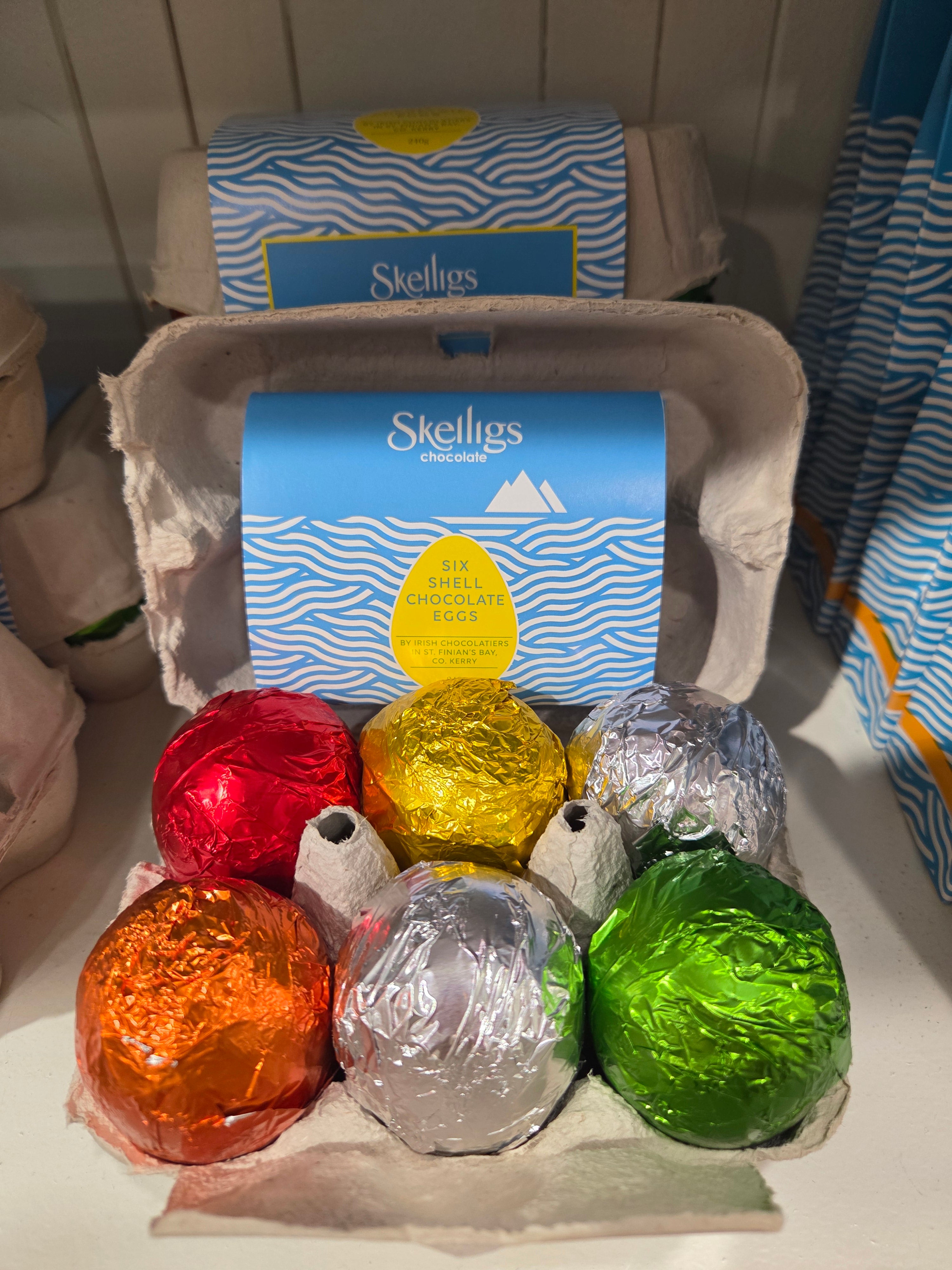 Skellig Chocolate Easter Shell Eggs Box – 240g