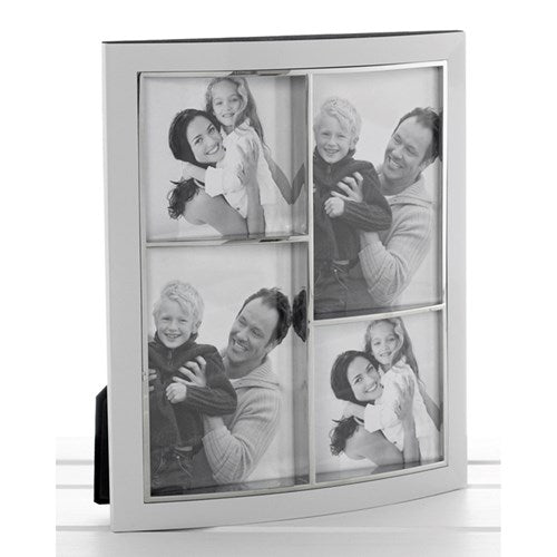 White Anodised Multi Frame 4 Pictures