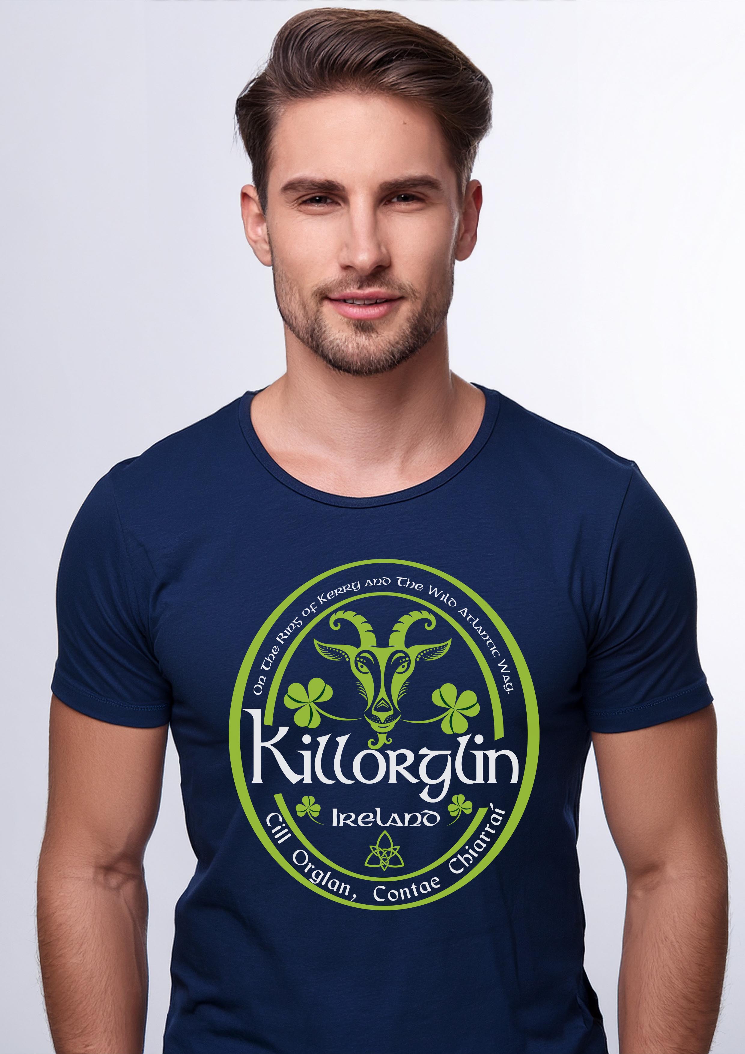 Killorglin Kerry Navy Unisex T Shirt