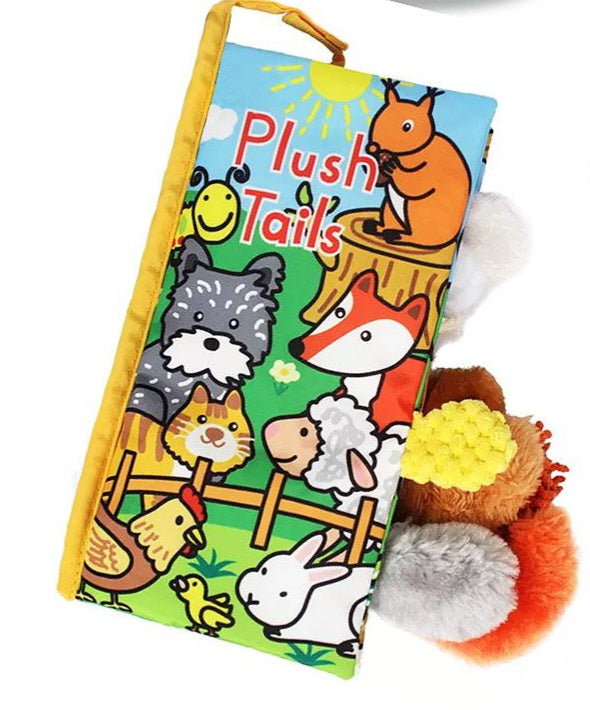 Fabric Plush and Tails Activity Book Toy