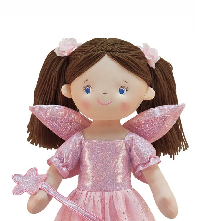 Large Pink Fairy Rag Doll