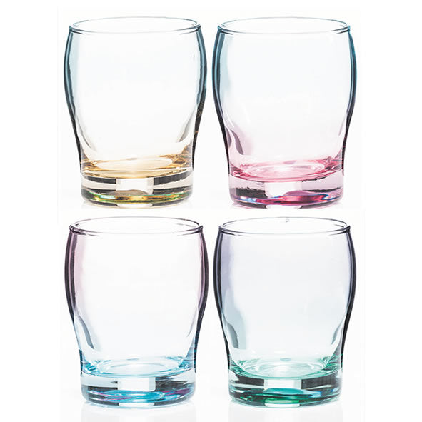 Lustre Two Tone Juice Glasses Set of 4