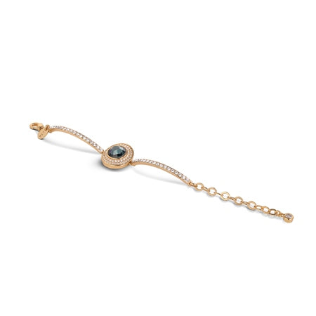 Newbridge Silverware Bracelet with Montana Coloured Stone