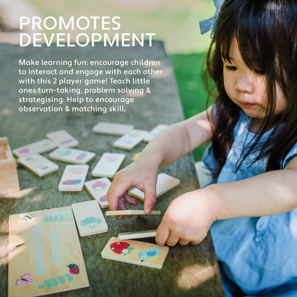 Spring Garden Dominoes