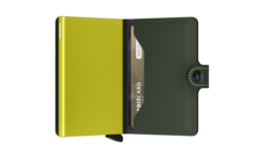 Matte - Miniwallet - Green - Lime - Cards