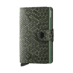 Hexagon - Miniwallet - Green - Green - Open