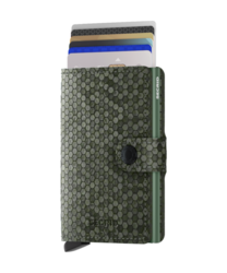 Hexagon - Miniwallet - Green - Green - Open