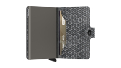 Hexagon - Miniwallet - Grey - Earth Grey - Front